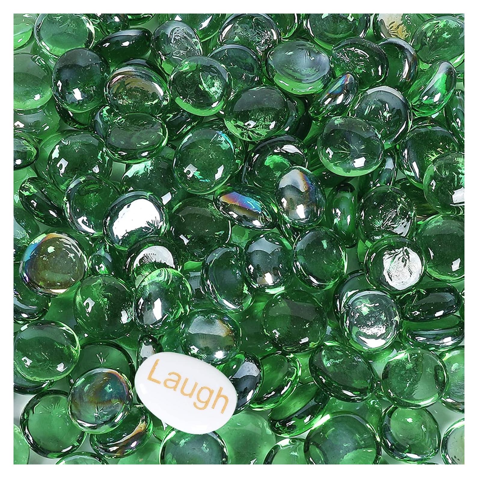 Perlas de Vidrio Ausluru 4.99 kg Verde para Decoración