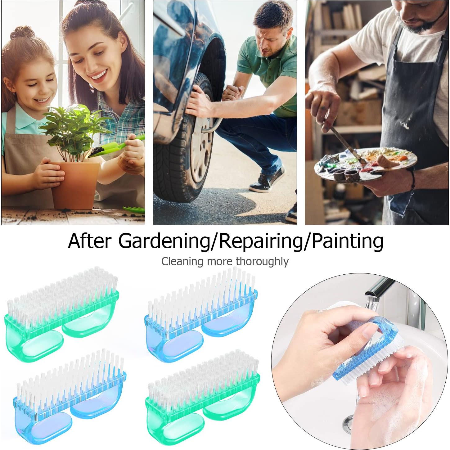 Kit de Cepillos de Uñas con Mango Larbois - 4 Piezas