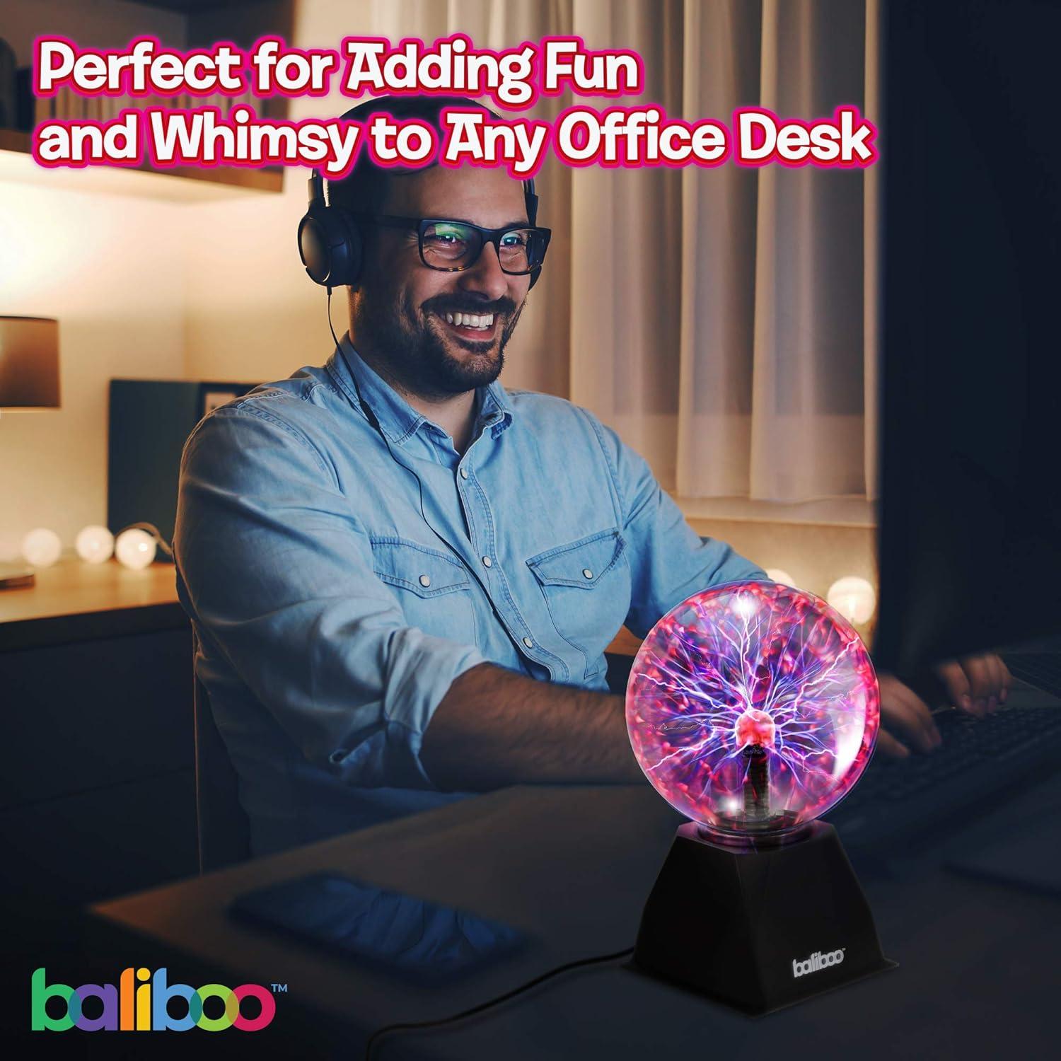 Lámpara de Plasma BALIBOO 15.24 cm Táctil y Sonido