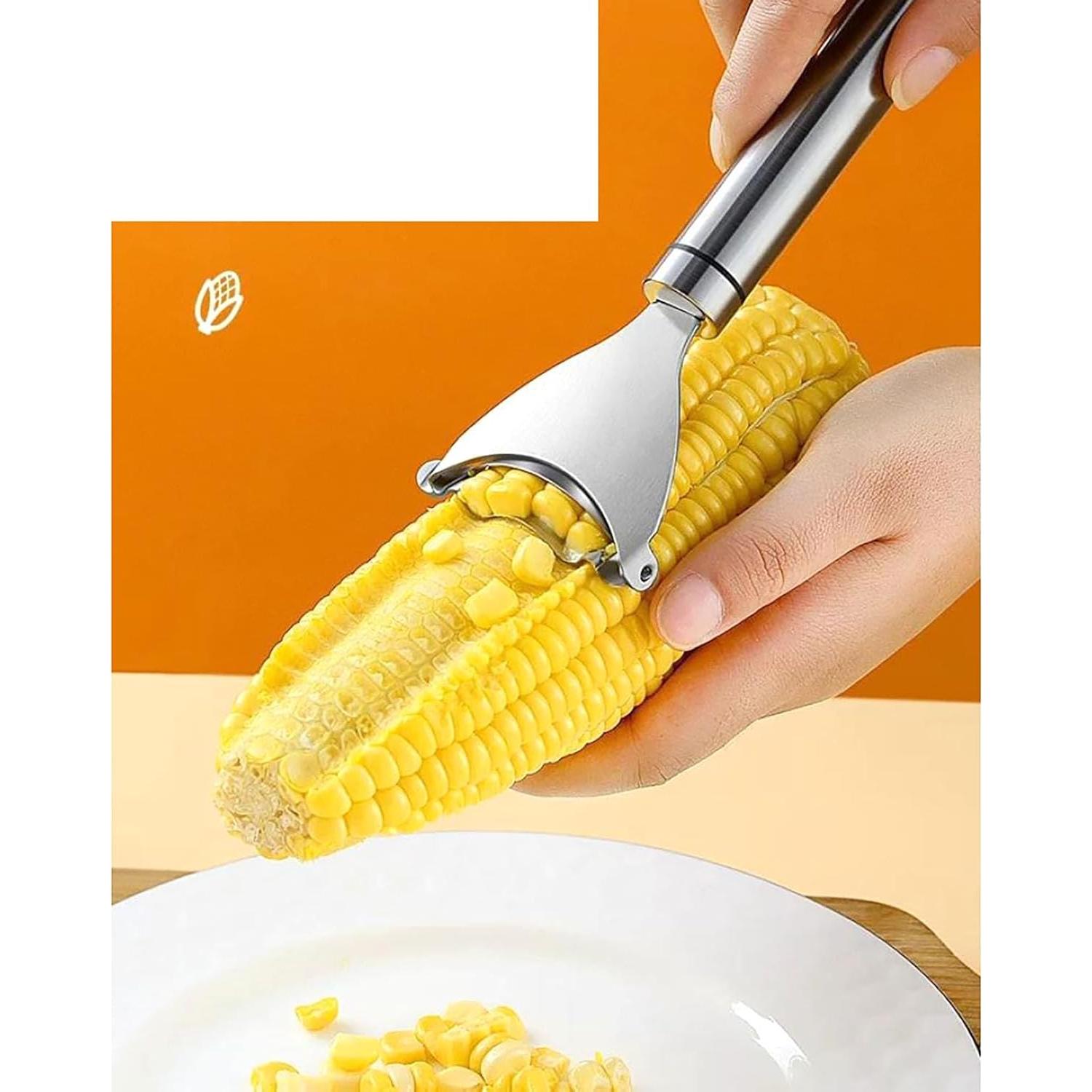 Pelador de Maíz YIKANGHENG 18 cm Acero Inoxidable 2 Piezas