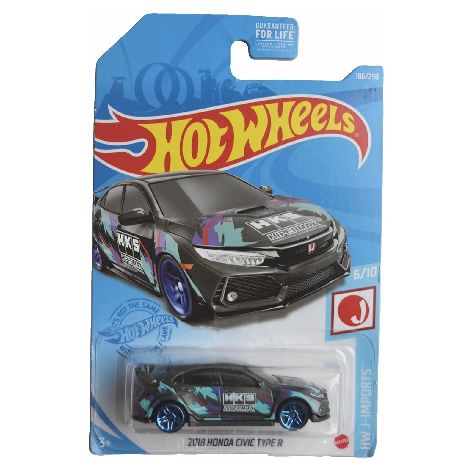 Hot Wheels Honda Civic Type R 2018 Escala 1:64