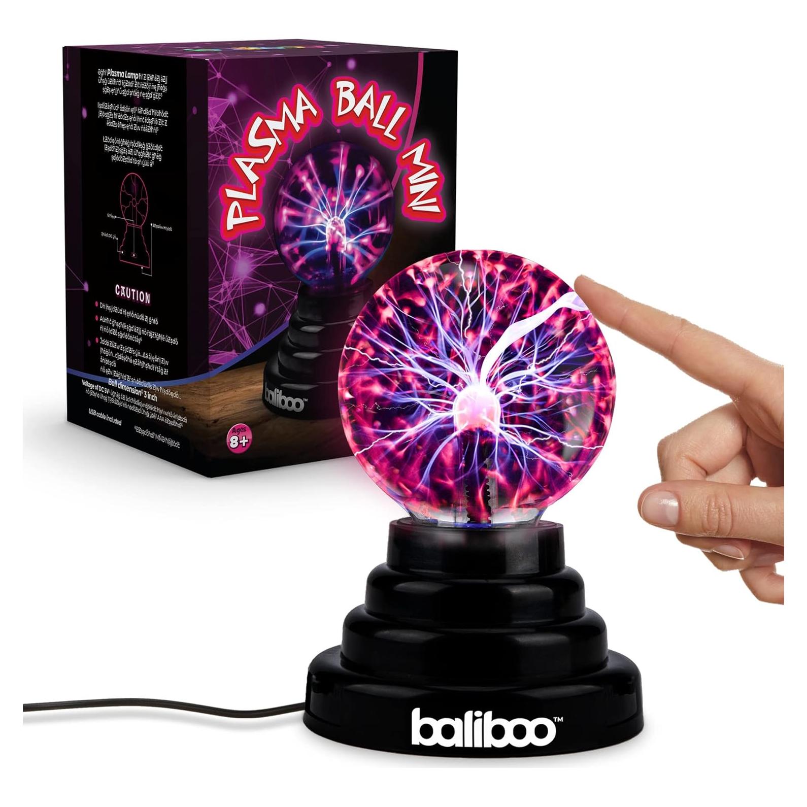 Bola de Plasma 7.62 cm Baliboo - Lámpara Interactiva USB