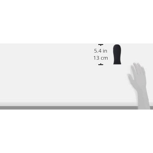 Soporte de Mango de Silicona Lodge 9" Negro Apto Lavavajillas