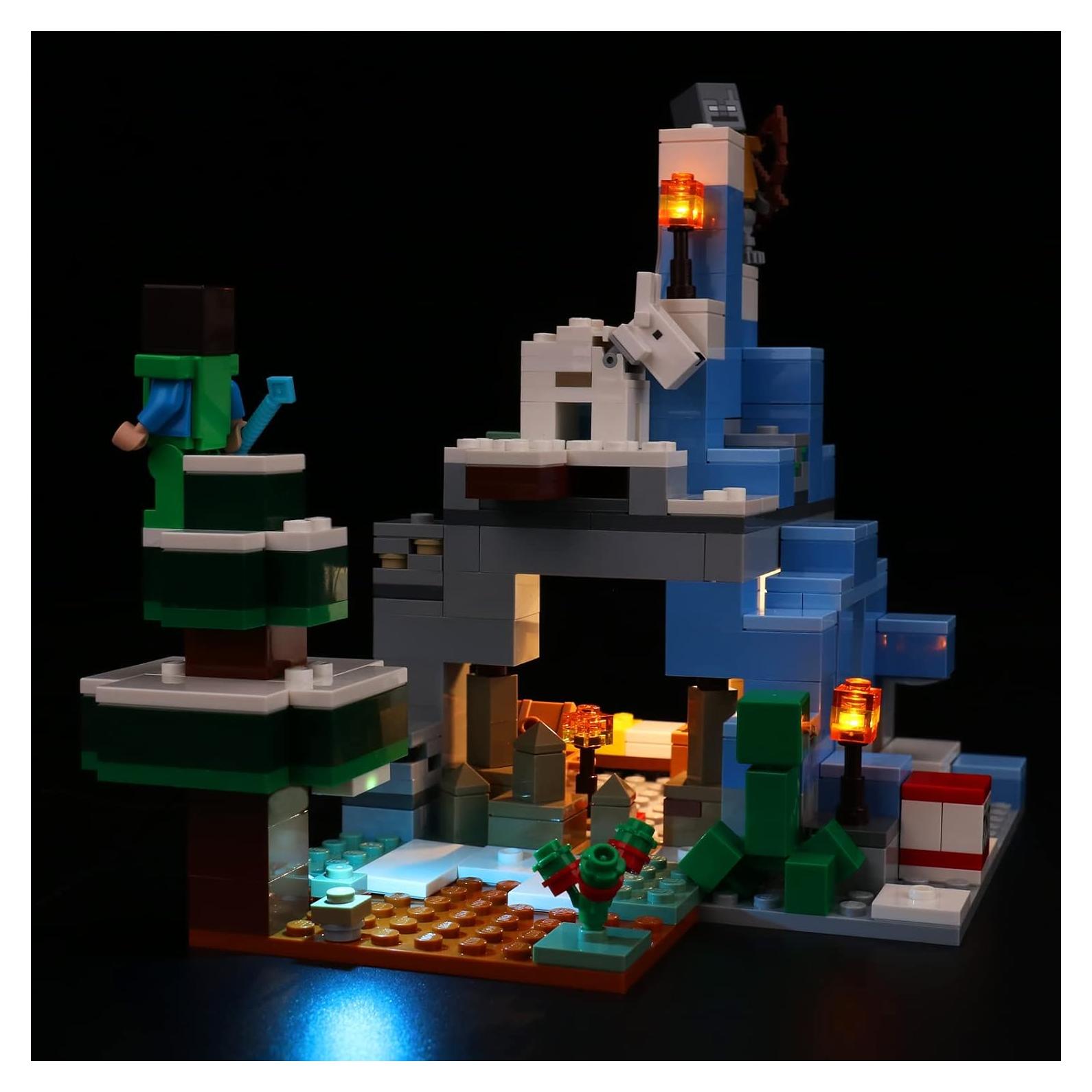 Kit de Luz LED BrickBling para LEGO Las Cumbres Heladas 21243