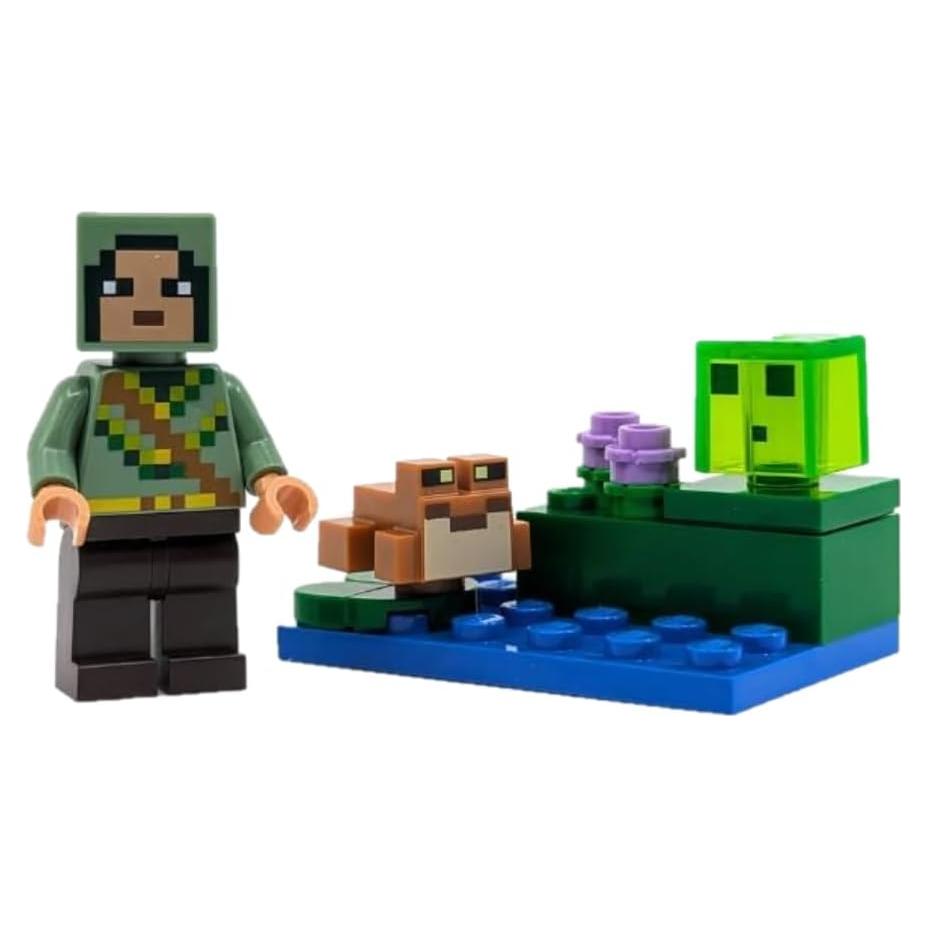 Minifigura LEGO Caballero Arbalest con Rana y Slime - 5 cm