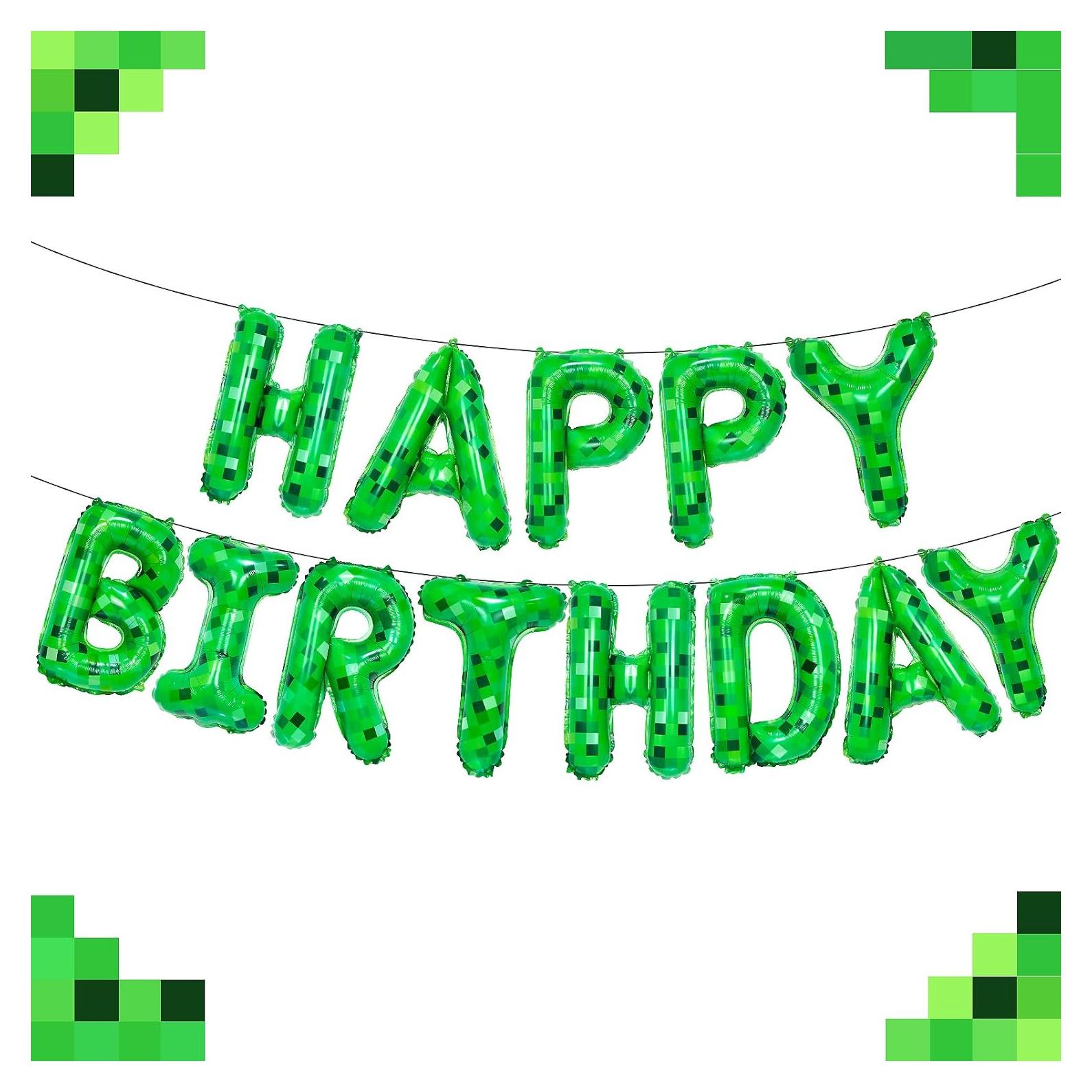 Banner Decorativo Feliz Cumpleaños FANGBBO 22.86x20.32cm