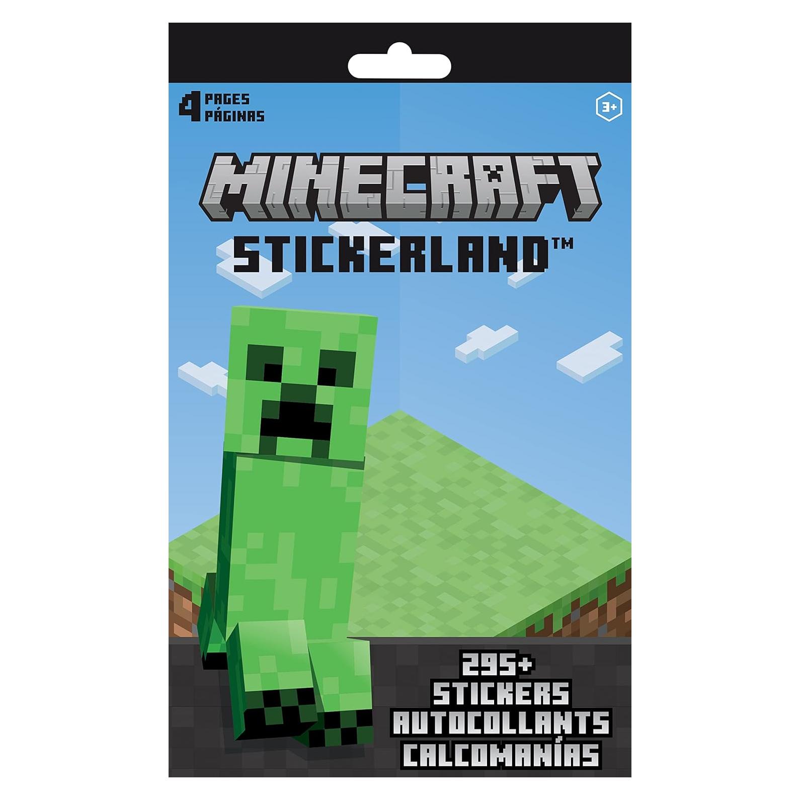 Pad de Calcomanías Minecraft Trends International - 4 Páginas