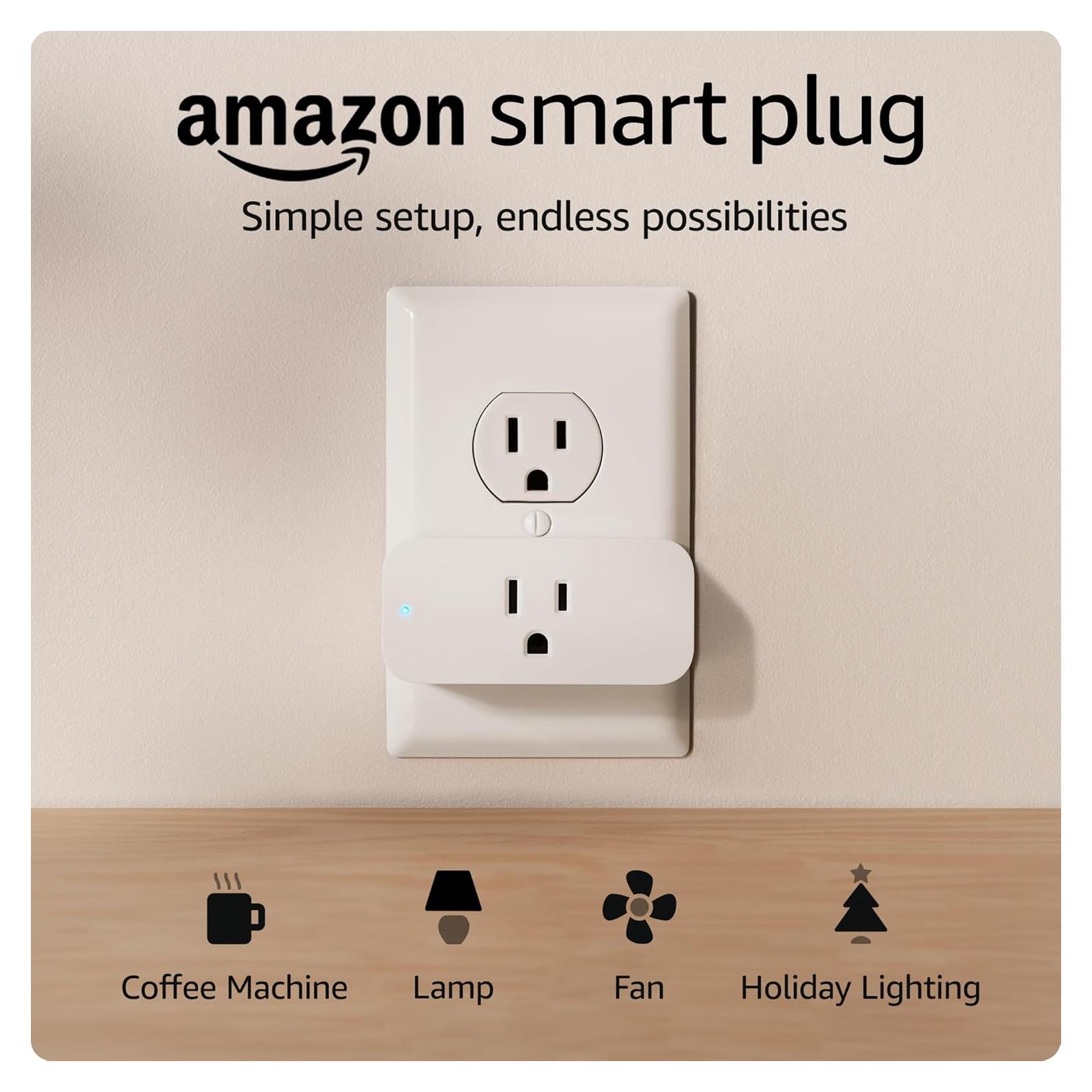 Amazon Smart Plug | Works with Alexa | Simple setup, endless possibilities