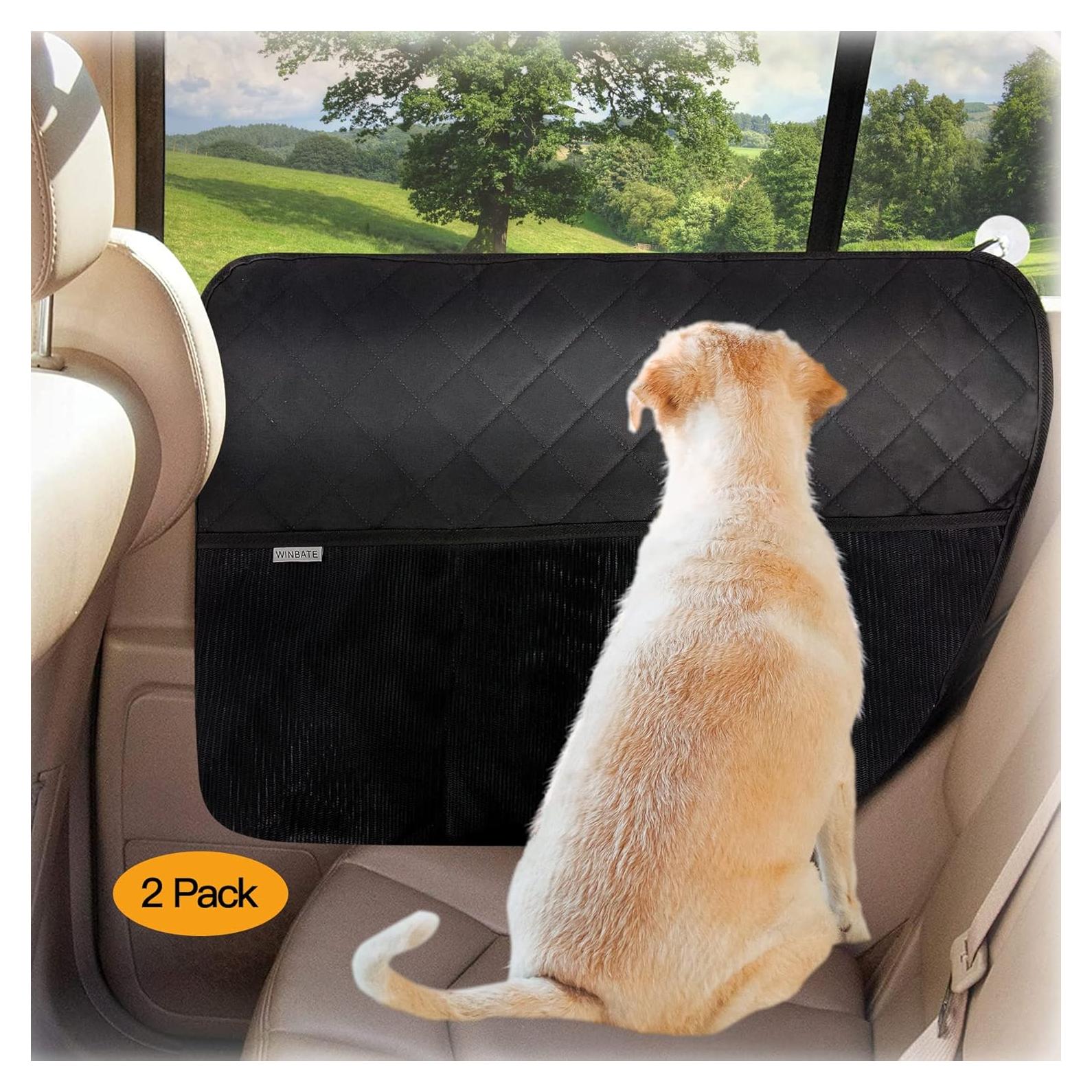Protector de puerta de coche para perros Winbate 2PCS Impermeable
