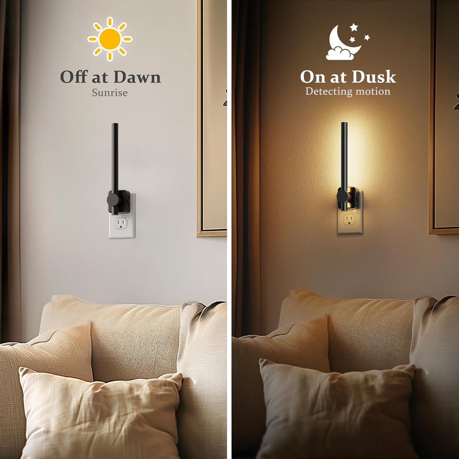 Luz Nocturna Enchufable JandCase 3000K Regulable 0-200LM