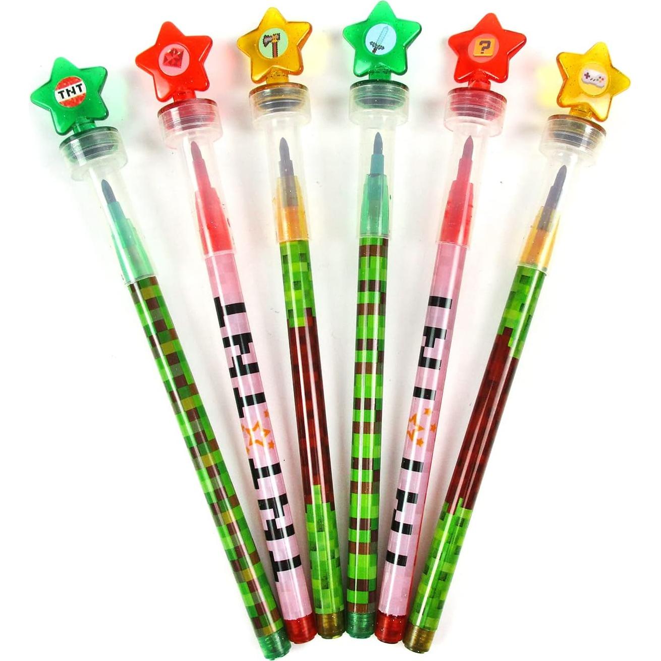 Crayones Apilables TINYMILLS 24 Pcs 2 en 1 con Sellos