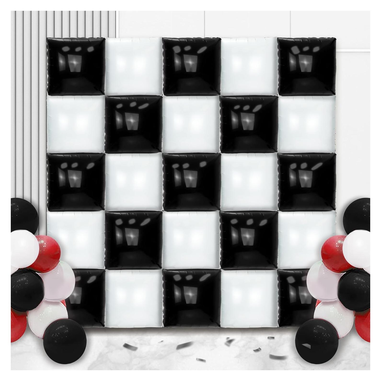 Kit de Globos Cuadrados Doble Cara Hapidooda 27pcs 48cm