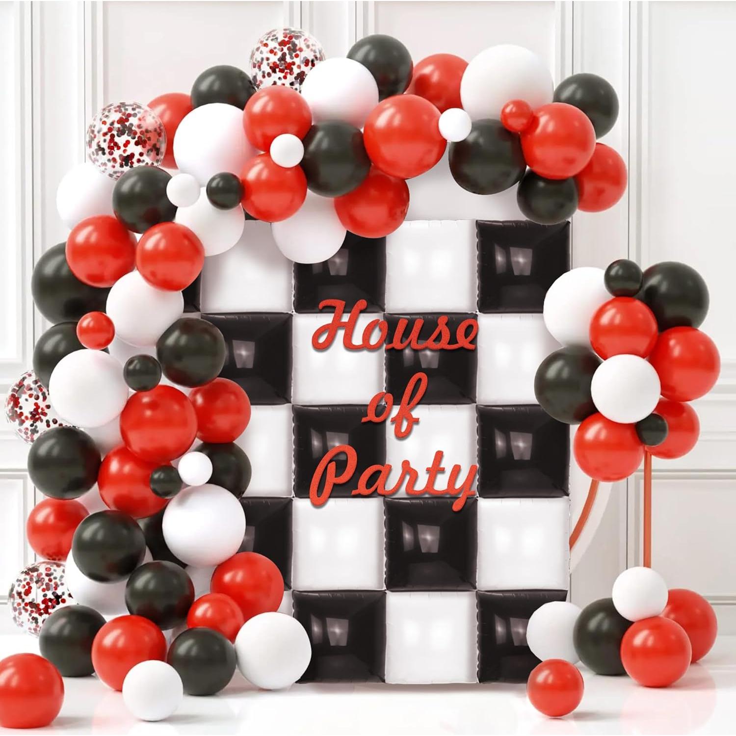 Kit de Globos Cuadrados Doble Cara Hapidooda 27pcs 48cm