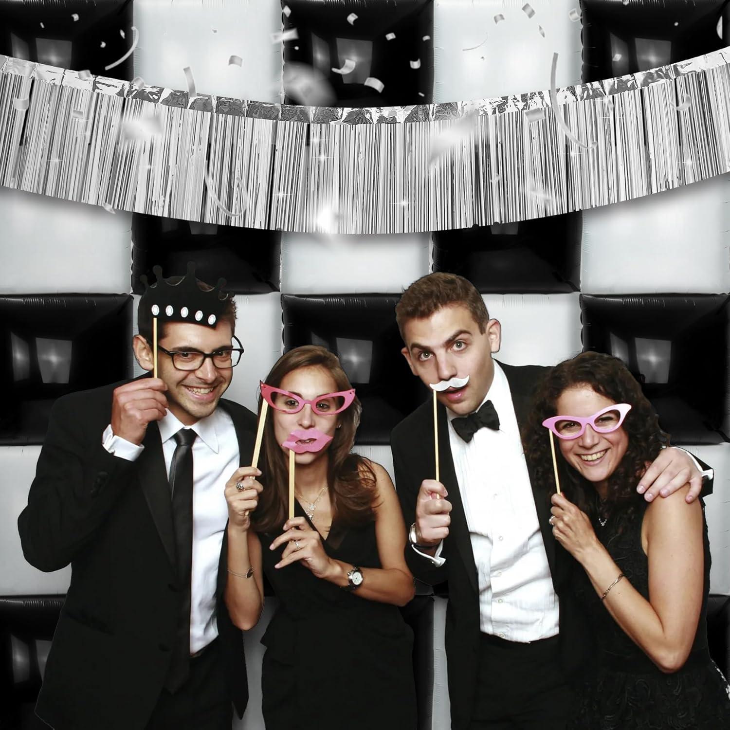 Kit de Globos Cuadrados Doble Cara Hapidooda 27pcs 48cm