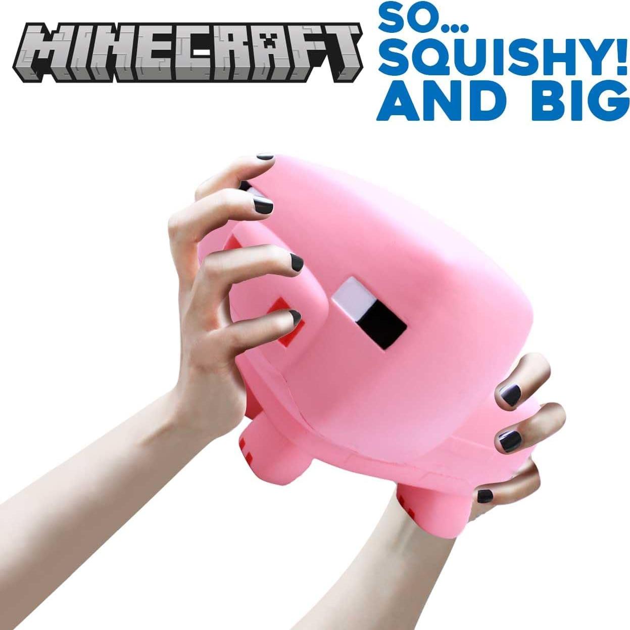 Peluche SquishMe Minecraft Cerdo 30.48 cm Just Toys