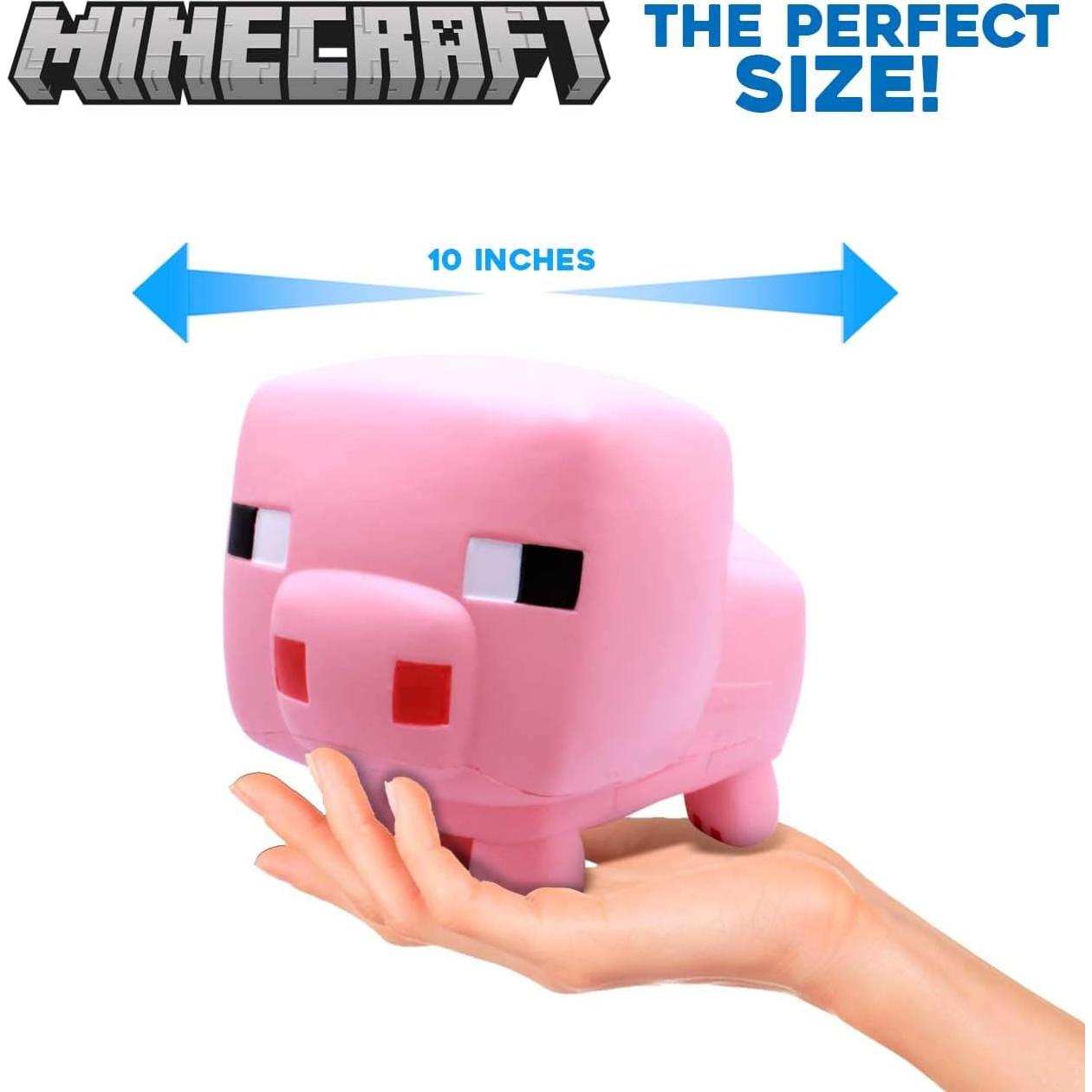 Peluche SquishMe Minecraft Cerdo 30.48 cm Just Toys