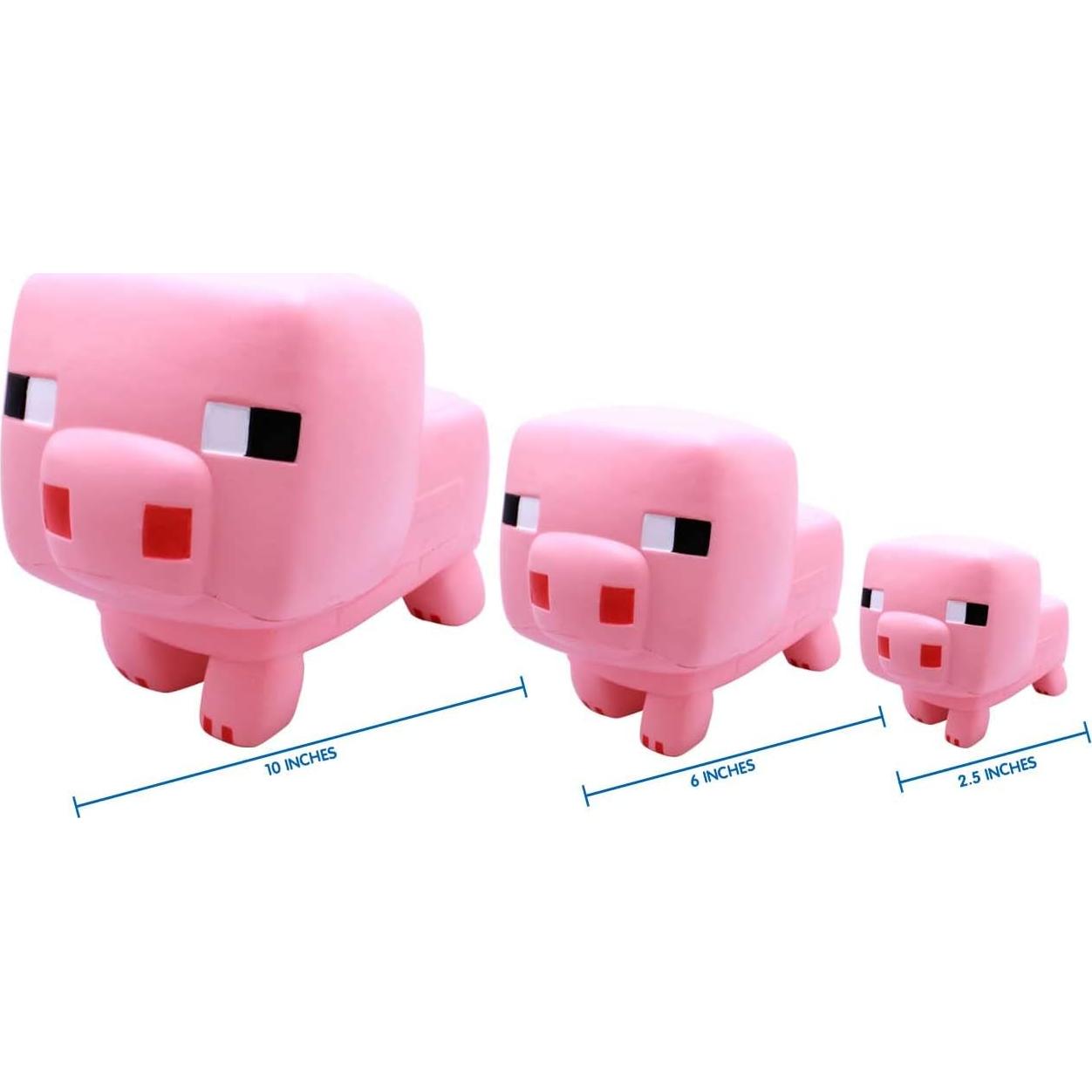 Peluche SquishMe Minecraft Cerdo 30.48 cm Just Toys