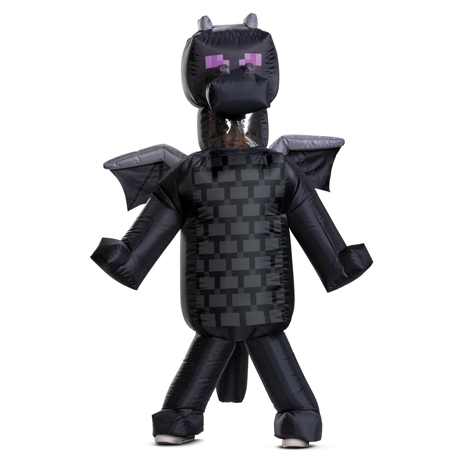 Disfraz Inflable Dragón Ender Minecraft para Niños - Talla 7-8