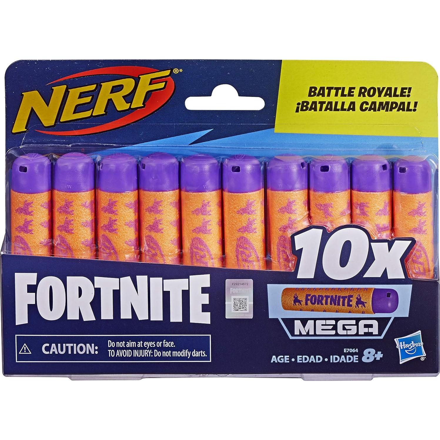 Recarga de 10 Dardos Nerf Fortnite Mega - Hasbro