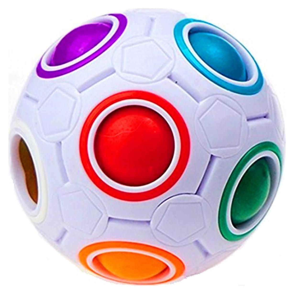 Cubo Mágico CuberSpeed Rainbow Ball Juguete Antiestrés 30x15x20cm