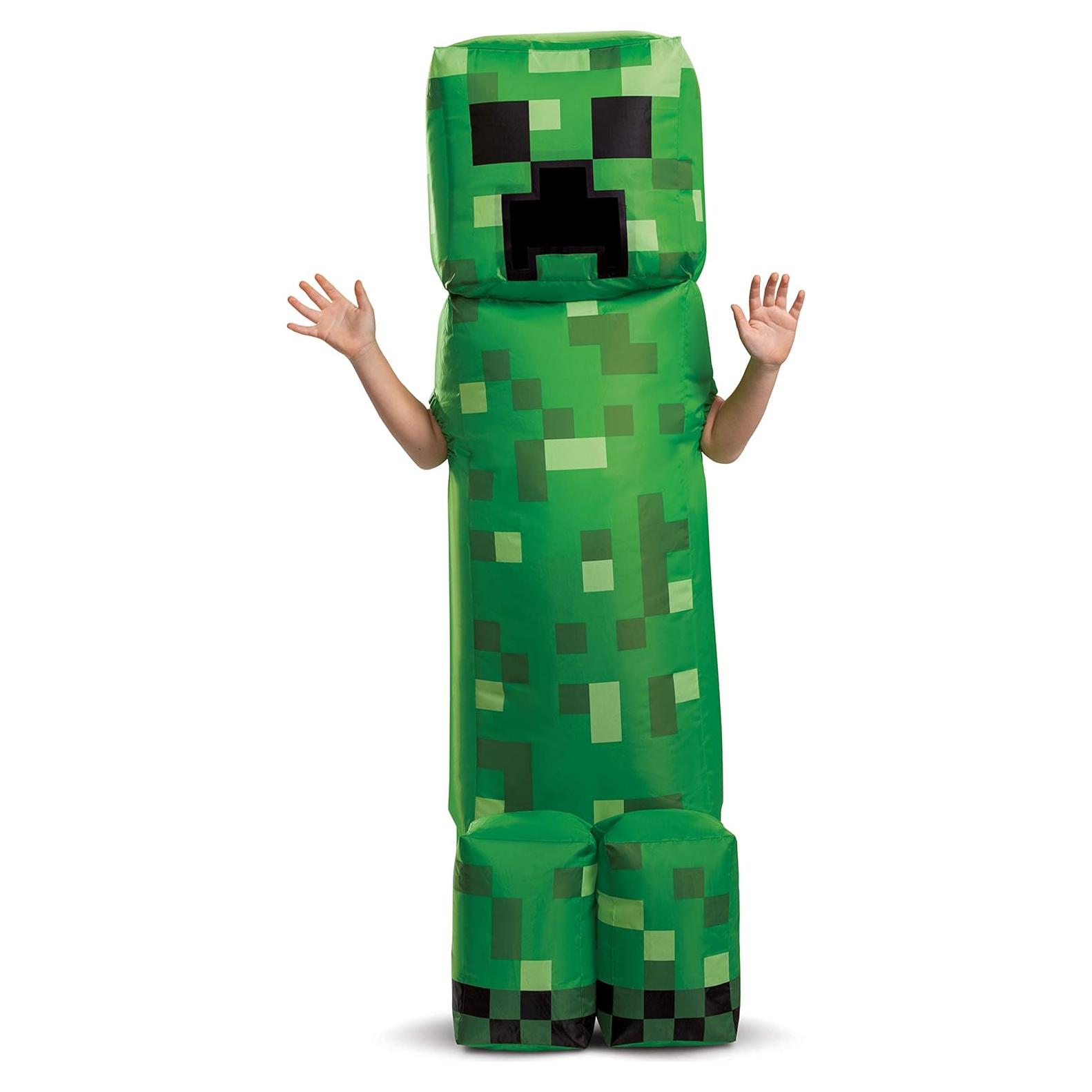 Disfraz Inflable Creeper Minecraft Niños 5-12 Años