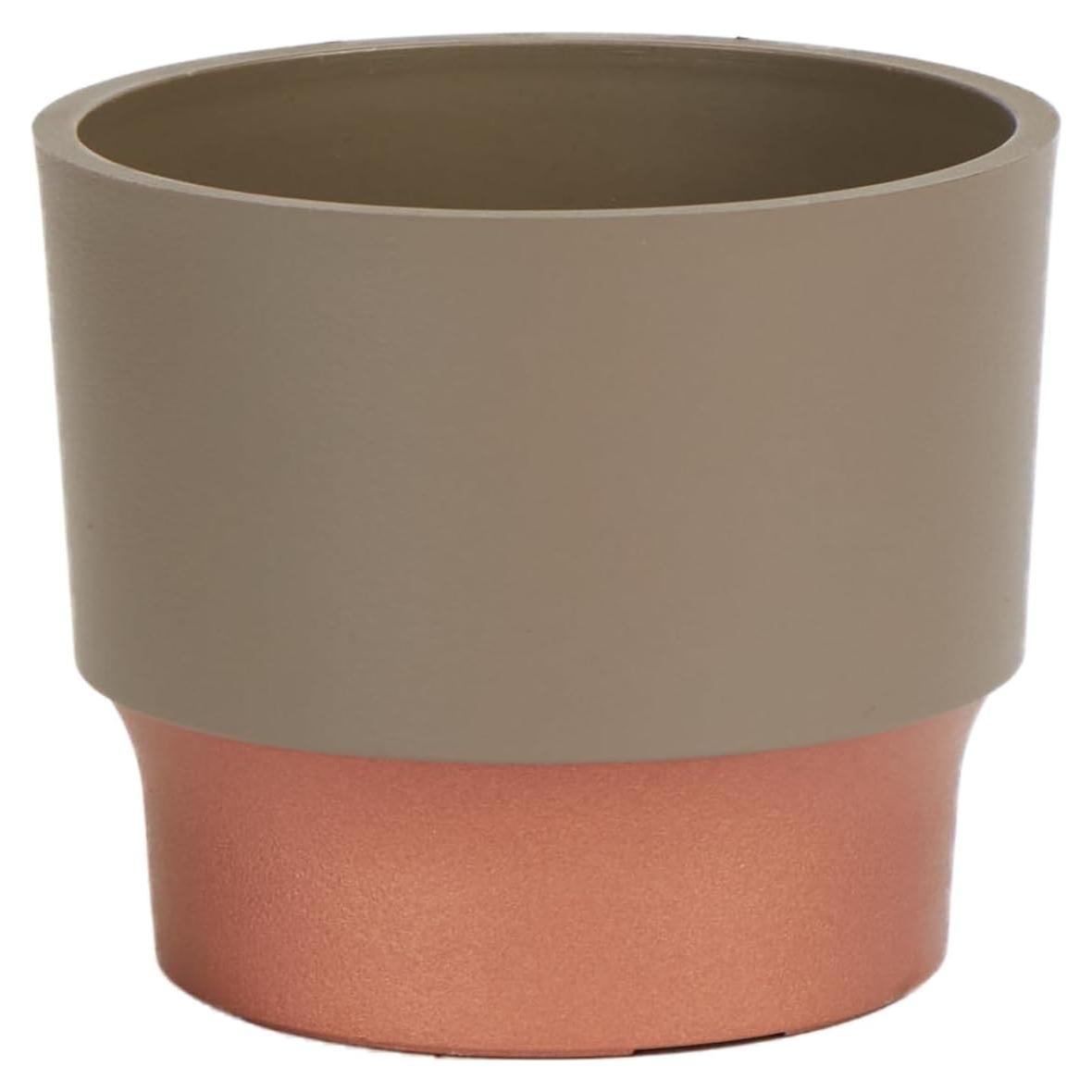 Maceta Suculenta Redonda Las Empresas HC 6.35 cm Taupe