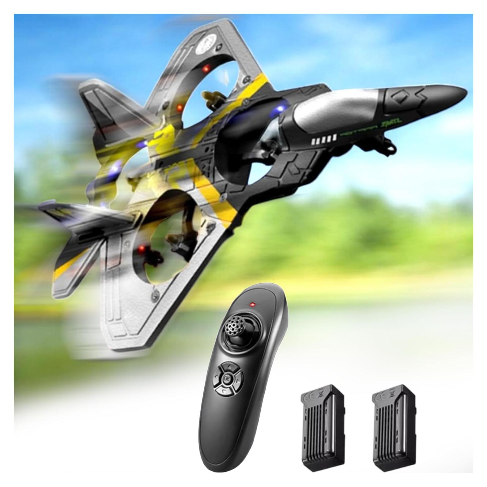 Avión RC AKARGOL V17 - Jet de Combate 4 Canales con 2 Baterías