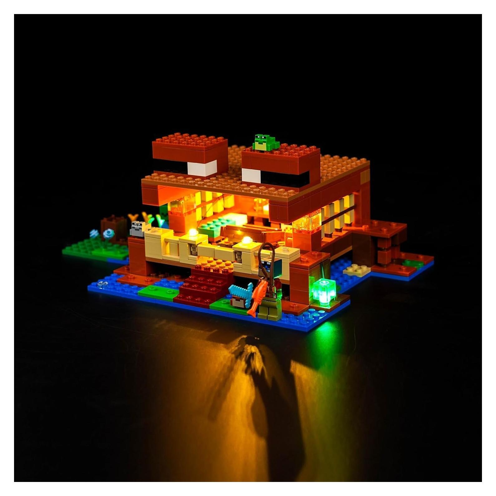 Kit de Luz LED BrickBling para Lego 21256 Casa de la Rana