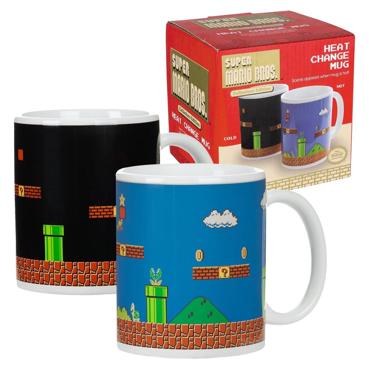 Taza Cerámica Cambiante de Calor Paladone Super Mario 300ml