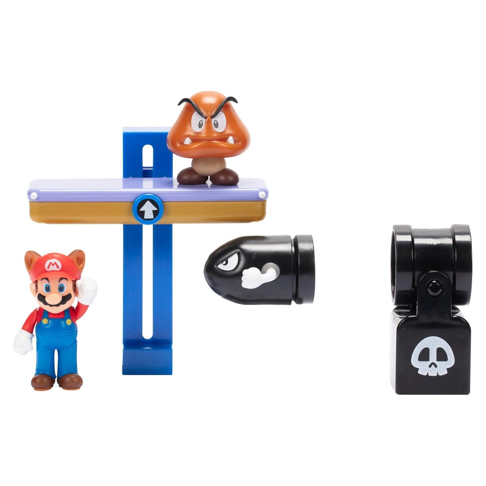 Diorama de Juguete Super Mario Switchback Hill Jakks 25.4x7x17.8cm