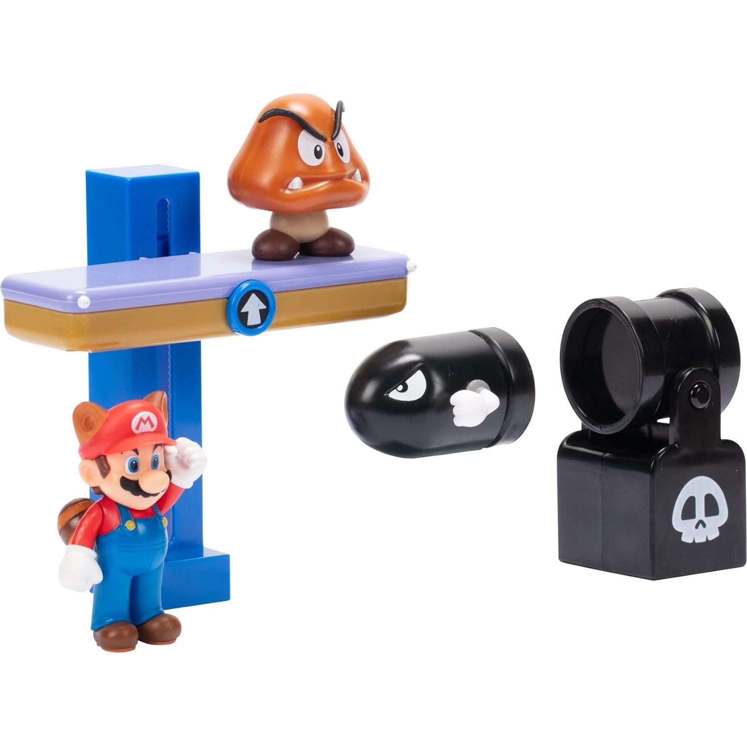Diorama de Juguete Super Mario Switchback Hill Jakks 25.4x7x17.8cm