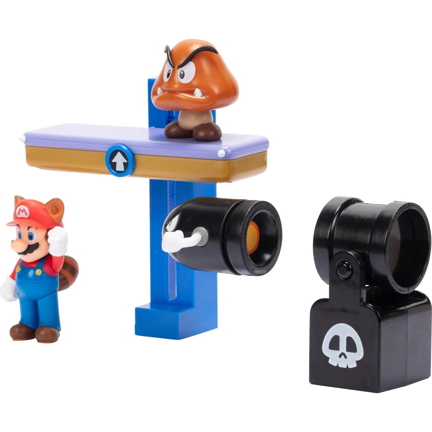 Diorama de Juguete Super Mario Switchback Hill Jakks 25.4x7x17.8cm