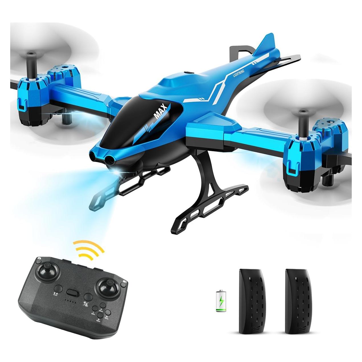 Helicóptero RC VATOS LH-X73 2.4G con Luz LED y Voltereta 360°