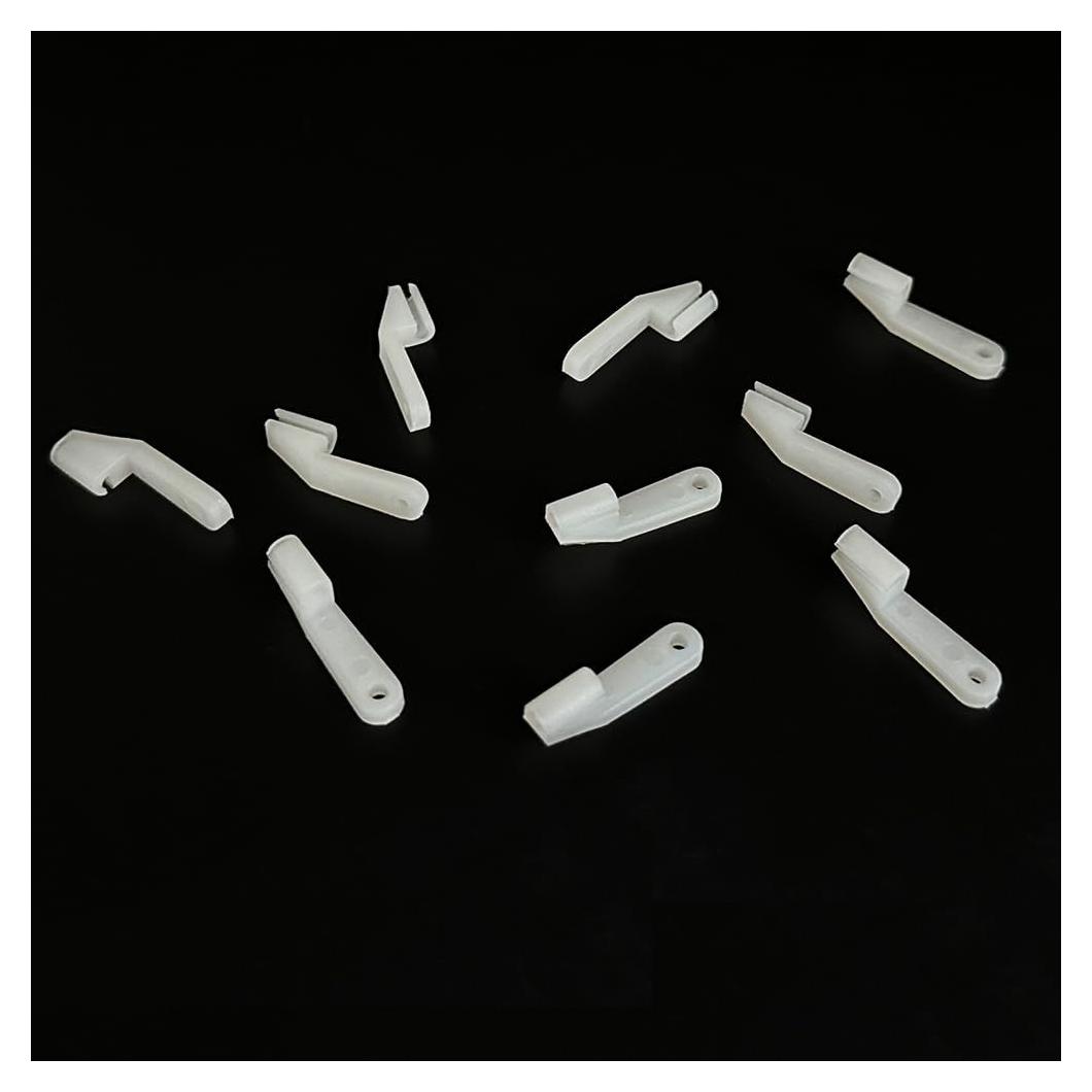 10 Sujetadores Plásticos URIMPAVIDO para Aviones RC 2mm