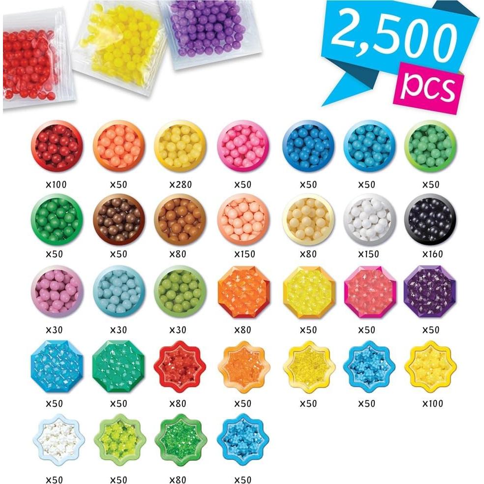 Kit Completo Aquabeads Princesas Disney - 2500 Perlas y Accesorios