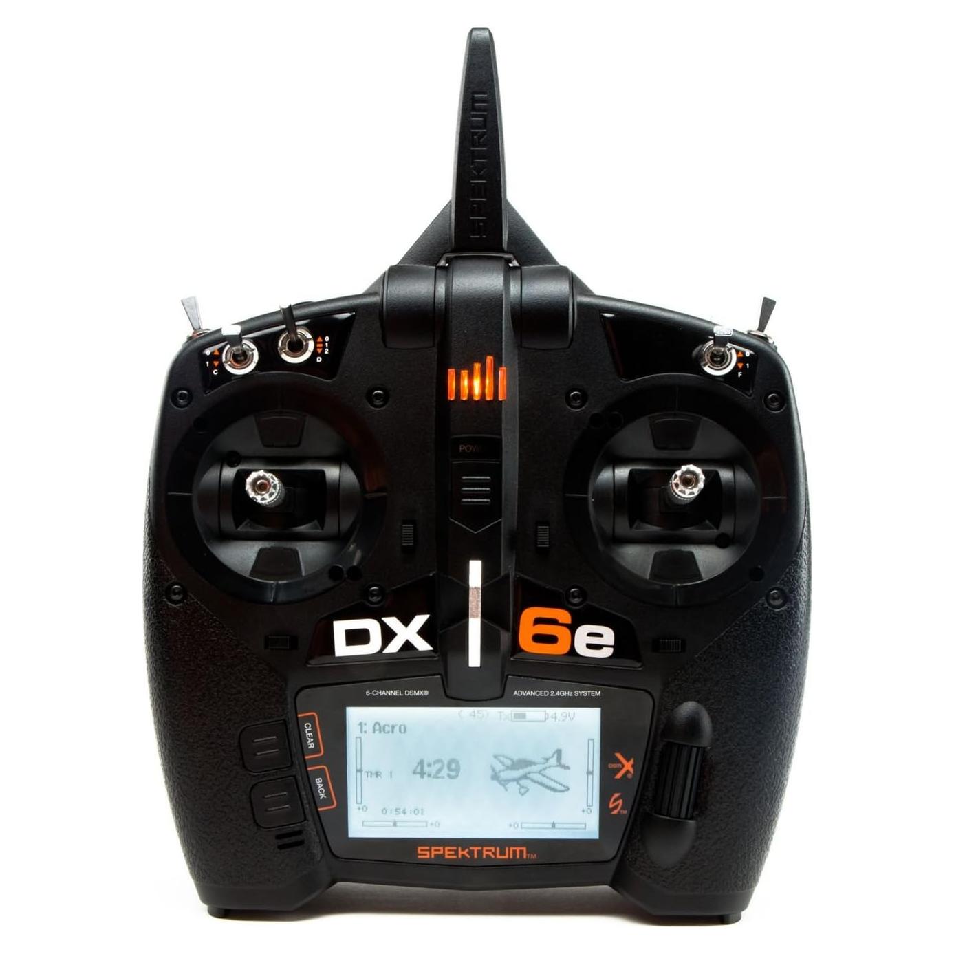 Transmisor RC Spektrum DX6e 6 Canales 2.4GHz Telemetría