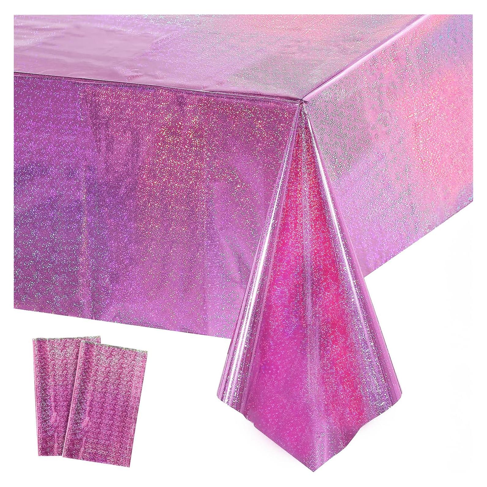 Mantel Desechable Rectangular GREATRIL Rosa 274x137 cm - 2 Pzs