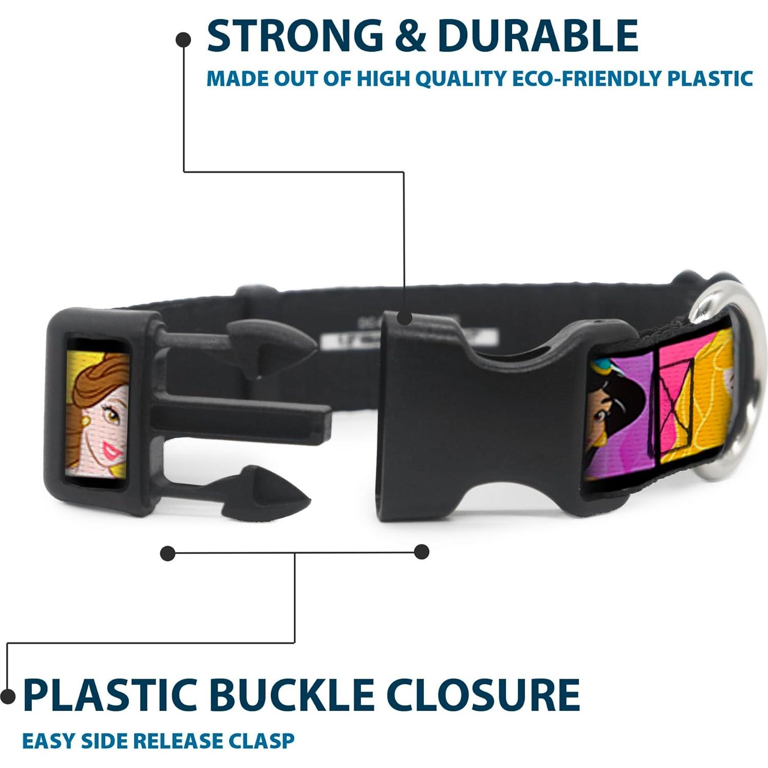 Collar de Perro Buckle-Down Disney - 2.54 cm Ancho - Mediano