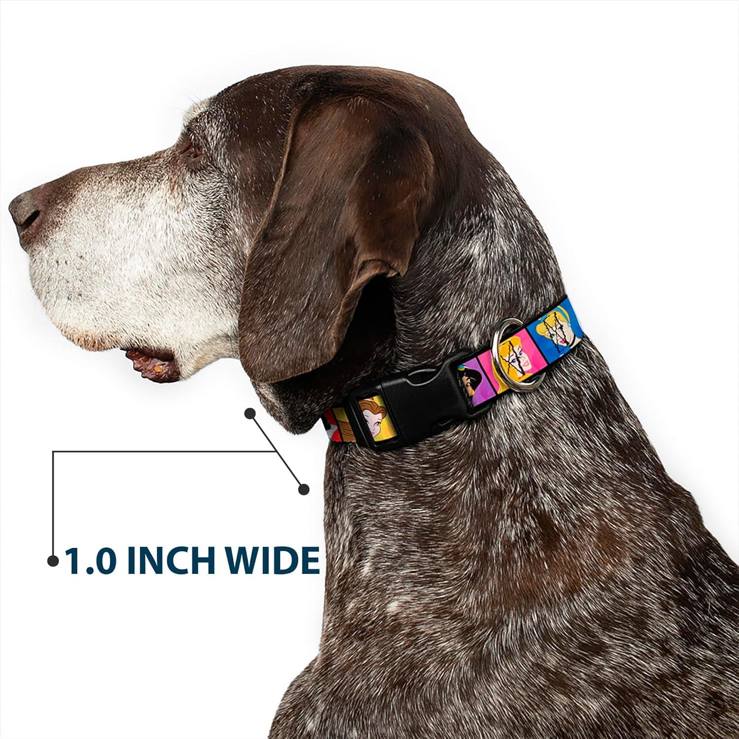 Collar de Perro Buckle-Down Disney - 2.54 cm Ancho - Mediano
