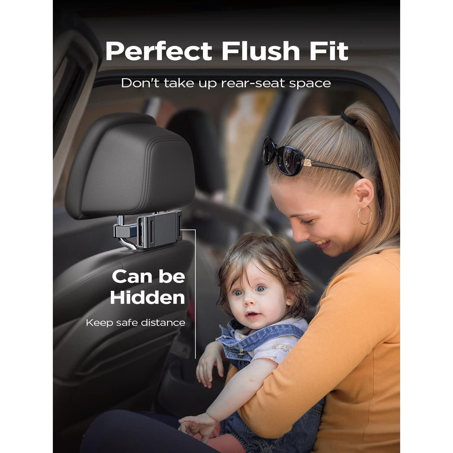 Soporte para Tablet LISEN Negro para Auto - Ajustable y Universal