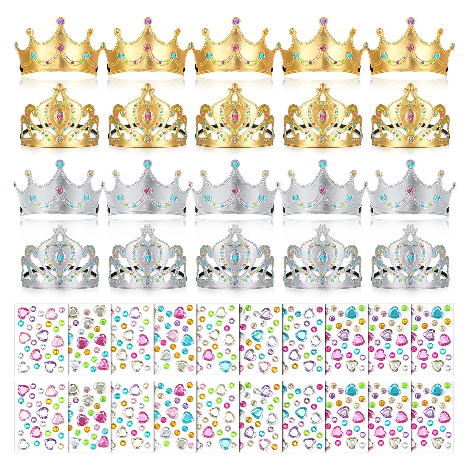 Kit de Coronas de Espuma Yaomiao 44 Piezas para Niños