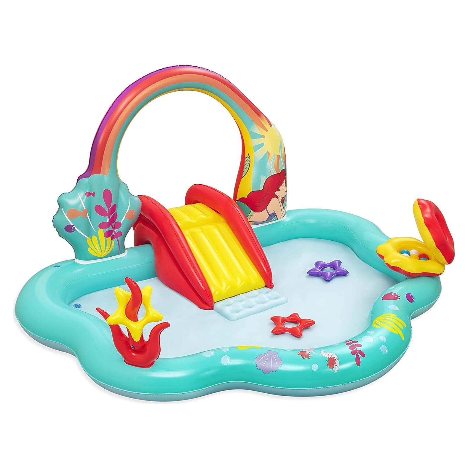 Centro de Juego Acuático Inflable Bestway La Sirenita 220x193 cm