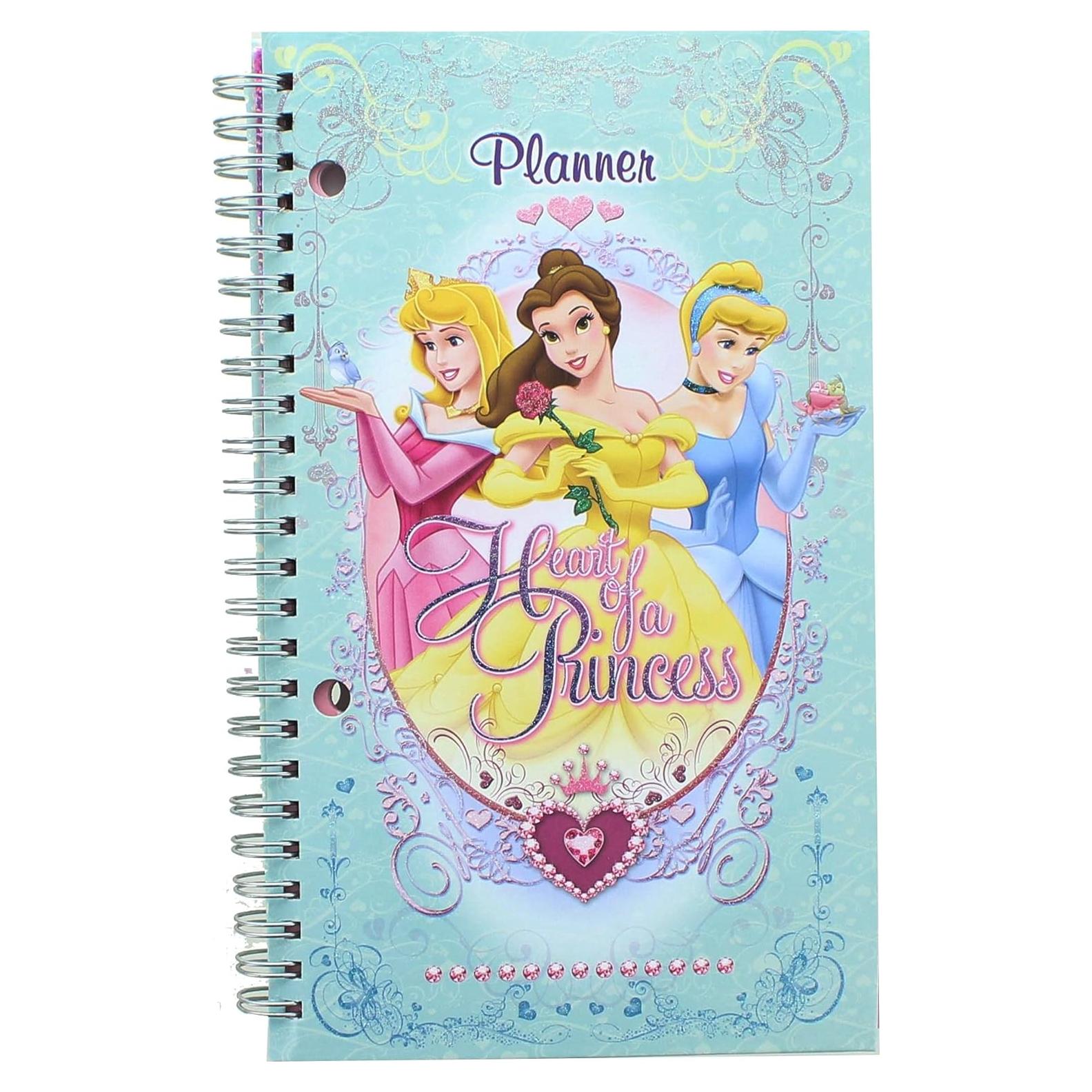Planificador Disney Princesas 13.34x21.59cm con Pegatinas