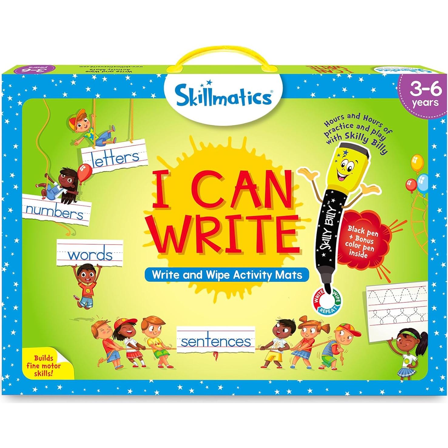 Skillmatics Puedo Escribir Princesas Disney - Kit Educativo 3-6 Años