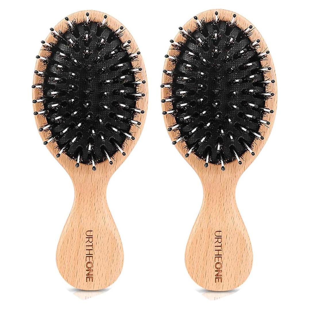 Cepillo de Cabello Mini URTHEONE Cerda de Jabalí para Todo Tipo