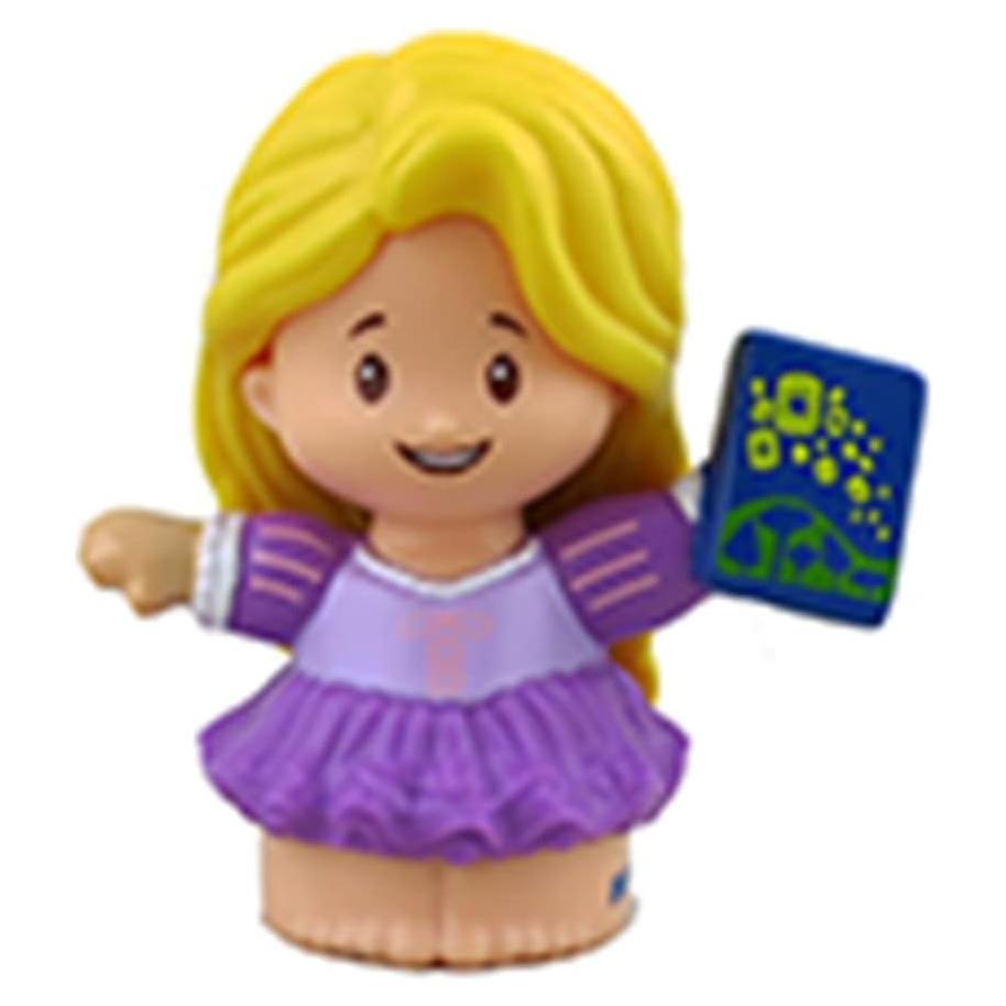 Figura de Reemplazo Rapunzel Little People GKG98 Vestido Morado