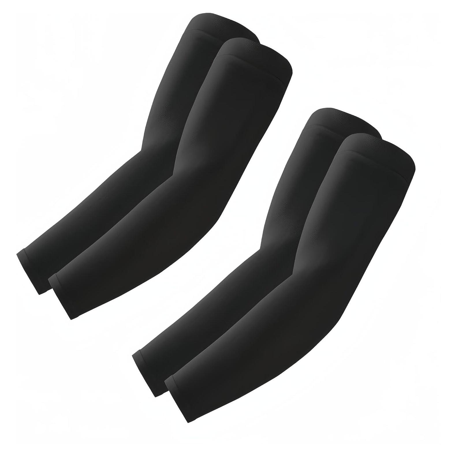 Mangas para brazos Roxun UV 50+ refrescantes - 2 pares negros