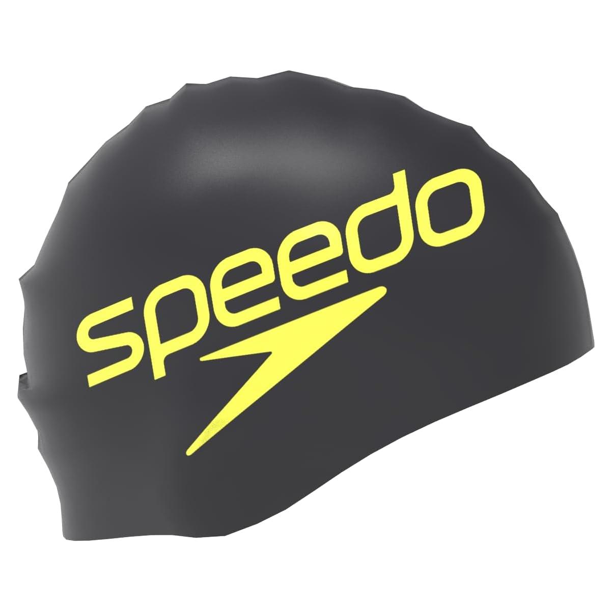Gorro de Natación de Silicona Speedo Unisex Negro