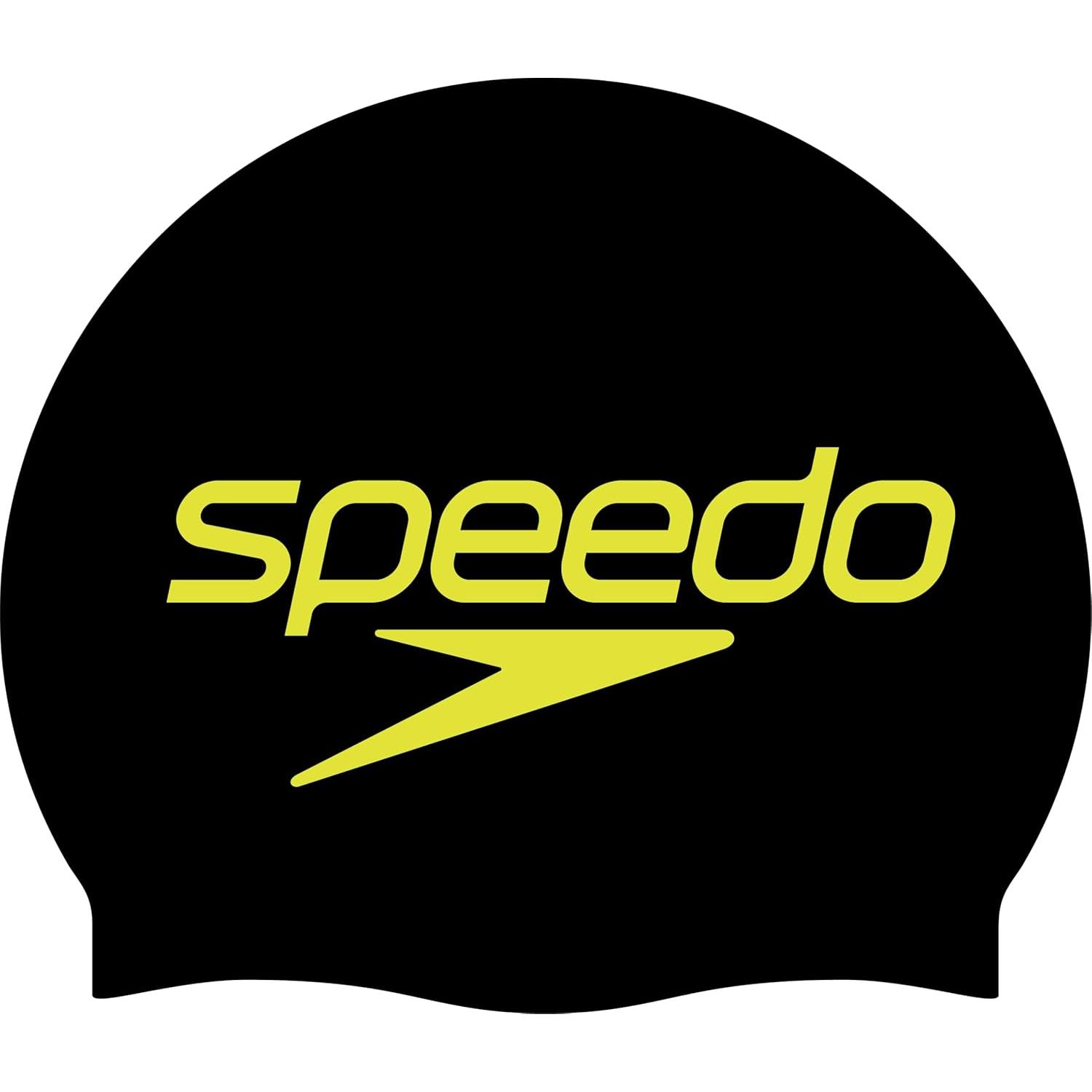 Gorro de Natación de Silicona Speedo Unisex Negro