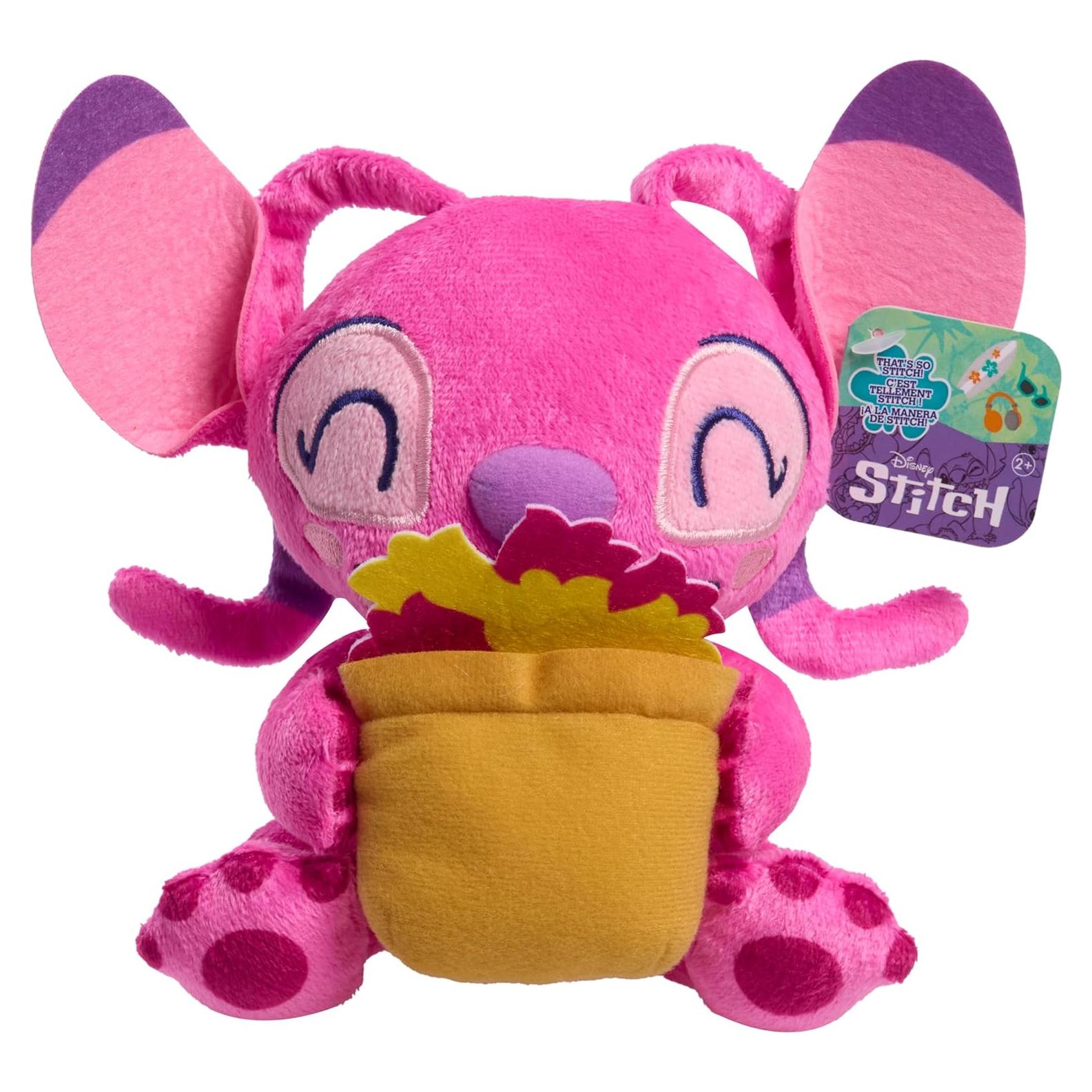 Peluche Disney Stitch Ángel con Maceta 17.78 cm Just Play